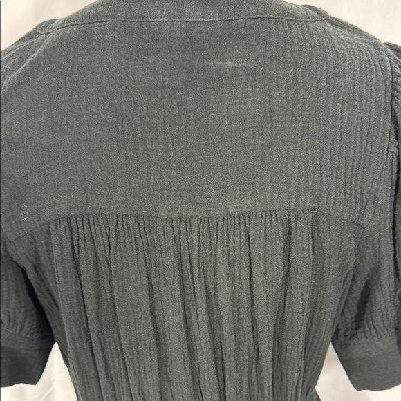 Madewell Elegant Black Button-Down Dress Shirt Size 4 - Picture 7 of 11